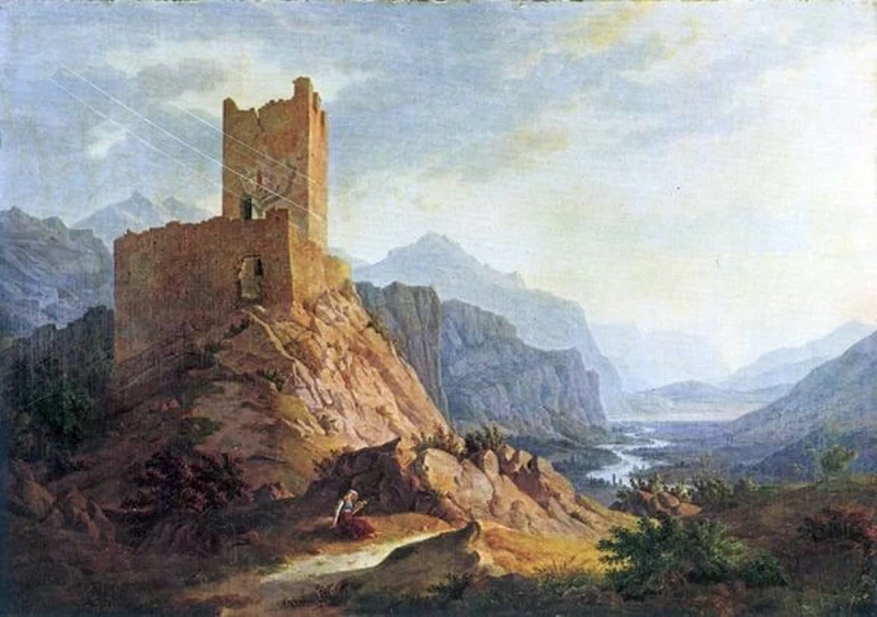 La montagna fortificata Torre di Adriano